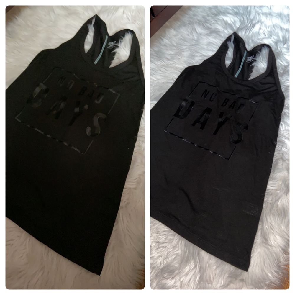 Black workout top